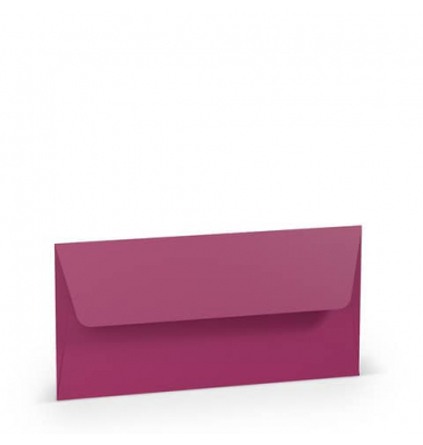 Designbriefumschlag Paperado 1103002046, Din Lang, nassklebend, 100g, amarena