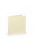 Blanko-Gru&szlig;karten 220741512 157/314 157mm x 157mm (BxH) 225g creme