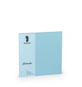 Blanko-Gru&szlig;karten 220741517 157/314 157mm x 157mm (BxH) 225g himmelblau