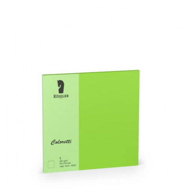 Blanko-Gru&szlig;karten 220741522 157/314 157mm x 157mm (BxH) 225g hellgr&uuml;n