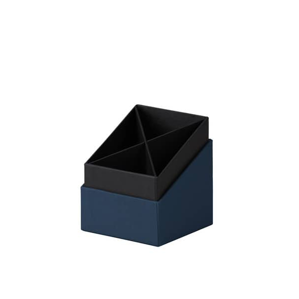 4 Stück Rössler Schreibköcher Soho navy 4014969640852 Rössler