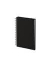 Notizbuch 1875452701, schwarz, A5, blanko, 80 Blatt / 160 Seiten