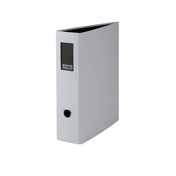 4 Stück Rössler Ordner Soho 1317452179, A4 80mm breit Karton vollfarbig stone 4014969645192 Rössler