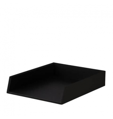 Briefablage S.O.H.O. 1335452700, A4, schwarz, Pappe stapelbar