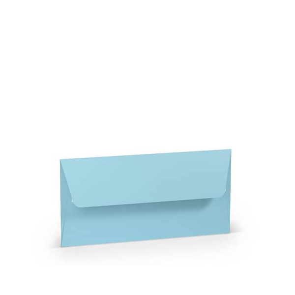 50 Stück Rössler Designbriefumschlag Paperado 164091124, Din Lang, haftklebend, 100g, aquablau 4014969648179 Rössler
