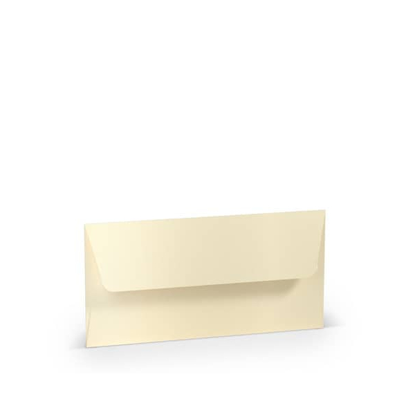 50 Stück Rössler Designbriefumschlag Paperado 164091303, Din Lang, haftklebend, 100g, candle light 4014969648315 Rössler