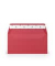 Designbriefumschlag 16409136, Din Lang, haftklebend, 100g, rot