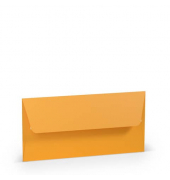 Designbriefumschlag 16409143, Din Lang, haftklebend, 100g, ocker