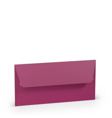 Designbriefumschlag 16409146, Din Lang, haftklebend, 100g, amarena