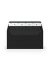 Designbriefumschlag 16409170, Din Lang, haftklebend, 100g, schwarz