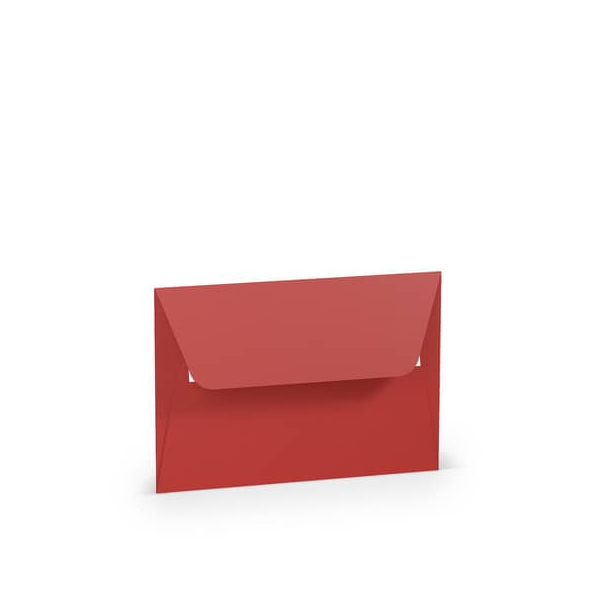 50 Stück Rössler Designbriefumschlag Paperado 164092126, C6, haftklebend, 100g, tomate 4014969648643 Rössler