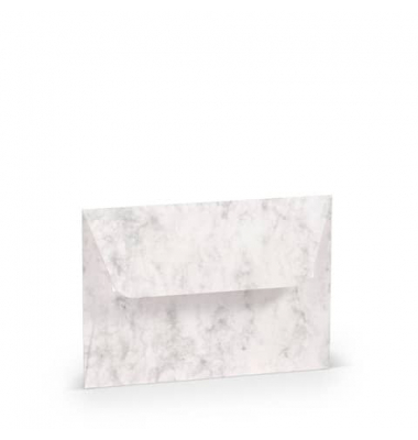 Designbriefumschlag 16409214, C6, haftklebend, 100g, grau marmora