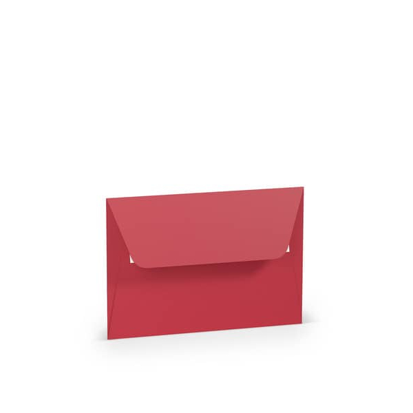 50 Stück Rössler Designbriefumschlag Paperado 16409236, C6, haftklebend, 100g, rot 4014969648803 Rössler