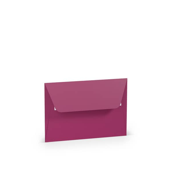 50 Stück Rössler Designbriefumschlag Paperado 16409246, C6, haftklebend, 100g, amarena 4014969648841 Rössler