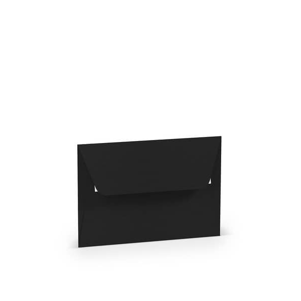 50 Stück Rössler Designbriefumschlag Paperado 16409270, C6, haftklebend, 100g, schwarz 4014969648896 Rössler