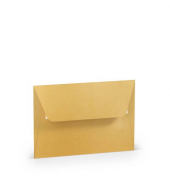 Briefumschlag 16409275 C6 ohne Fenster haftklebend mit Abziehstreifen 100g gold
