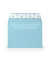 Designbriefumschlag 164093124, B6, haftklebend, 100g, aquablau