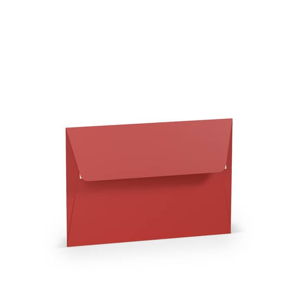 50 Stück Rössler Designbriefumschlag Paperado 164093126, B6, haftklebend, 100g, tomate 4014969649107 Rössler