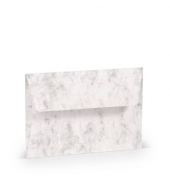 Designbriefumschlag 16409314, B6, haftklebend, 100g, grau marmora
