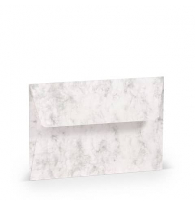 Designbriefumschlag 16409314, B6, haftklebend, 100g, grau marmora