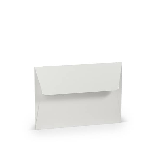 50 Stück Rössler Designbriefumschlag Paperado 164093170, B6, haftklebend, 100g, eisgrau 4014969649152 Rössler