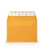 Designbriefumschlag Paperado 16409343, B6, haftklebend, 100g, ocker