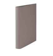 Ringbuch ohne 1316452490, A4 2 Ringe Karton taupe