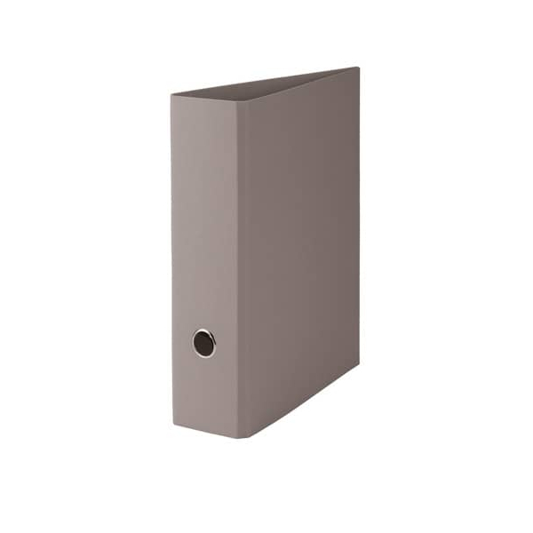 4 Stück Rössler Ordner Soho 1317452490, A4 85mm breit Karton vollfarbig taupe 4014969659298 Rössler