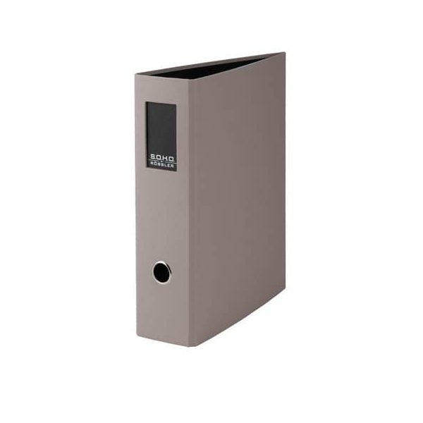 4 Stück Rössler Ordner Soho 1317452499, A4 80mm breit Karton vollfarbig taupe 4014969659328 Rössler