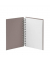 Notizbuch 1875452491, S.O.H.O., taupe, A5, blanko, 80 Blatt / 160 Seiten