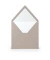 Briefumschlag 16404049 164x164mm ohne Fenster nassklebend 100g taupe