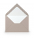 Designbriefumschlag Paperado 1103005049, C6, nassklebend, 100g, taupe