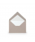 Designbriefumschlag Paperado 1103007049, C7, nassklebend, 100g, taupe