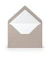 Designbriefumschlag Paperado 1103020049, B6, nassklebend, 100g, taupe