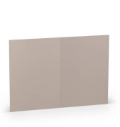 Blanko-Grußkarten 1103070049 A5 220g planliegend taupe
