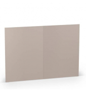 Blanko-Grußkarten 1103072049 DIN B6  Hoch doppelt 220g planliegend taupe