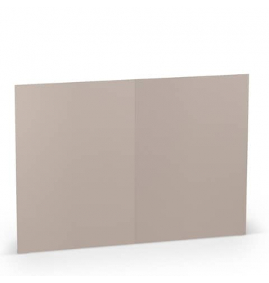 Blanko-Grußkarten 1103072049 DIN B6  Hoch doppelt 220g planliegend taupe