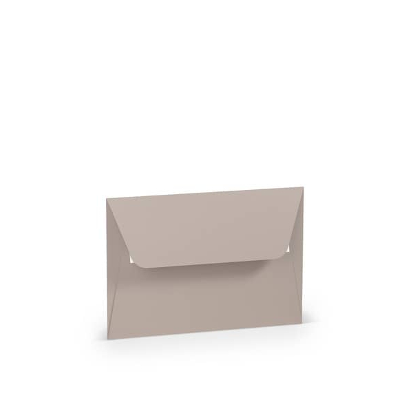 50 Stück Rössler Designbriefumschlag Paperado 16409249, C6, haftklebend, 100g, taupe 4014969677056 Rössler