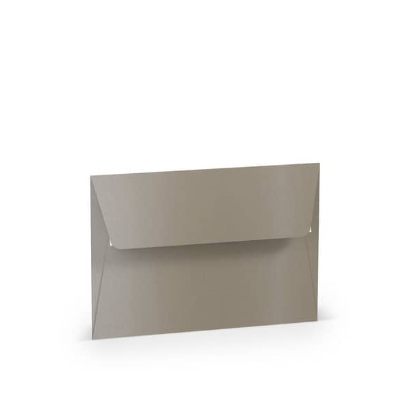50 Stück Rössler Designbriefumschlag Paperado 164093411, B6, haftklebend, 100g, taupe metallic 4014969713877 Rössler