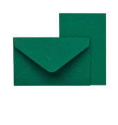 Blanko-Gru&szlig;karten 18298095097 53mm x 8,5cm (BxH) tannengr&uuml;n