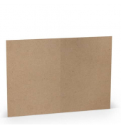 Blanko-Grußkarten 16407162 220g planliegend kraft
