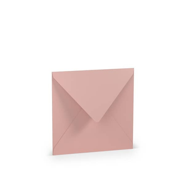 25 Stück Rössler Designbriefumschlag Paperado 16404063, quadratisch, nassklebend, 100g, rose 4014970099458 Rössler