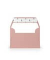 Designbriefumschlag Paperado 16409263, C6, haftklebend, 100g, rose