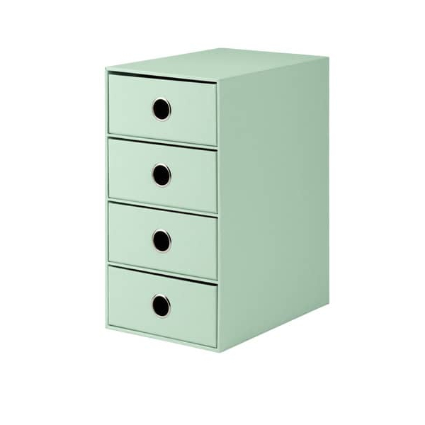 2 x S.O.H.O. Schubladenbox Mint 4 Schübe (BxHxT): 17,5x32x25cm