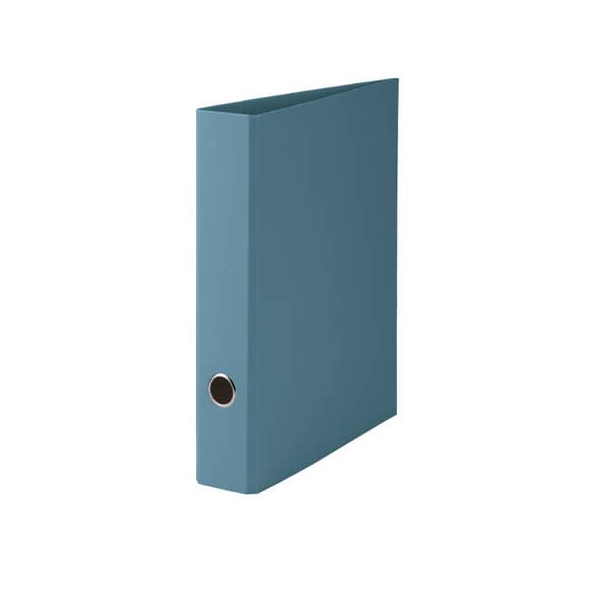 4 Stück Rössler Ordner Soho 1317452151, A4 50mm schmal Karton vollfarbig denim 4014970137020 Rössler