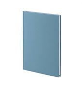 Notizbuch 1878452152, blau, A4, blanko, 100g, 96 Blatt / 192 Seiten