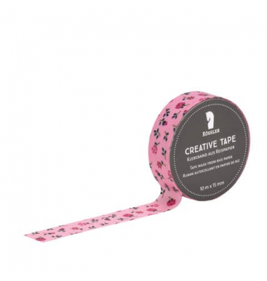 Klebeband 801010520024, mit, 15mm x 10m, rose