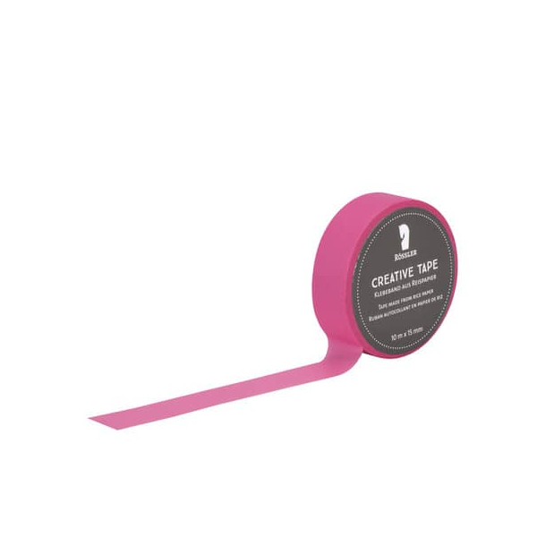 6 Stück Rössler Klebeband Creative Tape 801010520030, 15mm x 10m, pink 4014970155086 Rössler 10 Meter