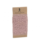 Zierband 80003005001, Spitze, 2m, rose