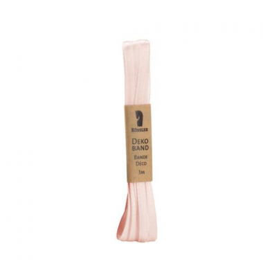 Satinband 80013005628, 3mm x 3m, lachs